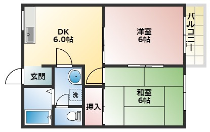 ハイツノナカの間取り