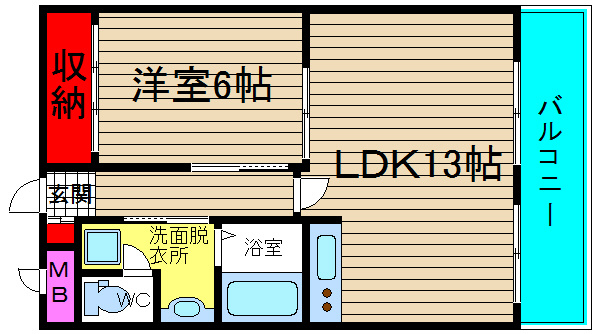 大正メゾンの間取り