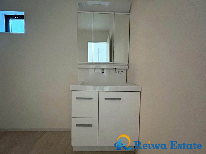 新築戸建　藤沢市辻堂東海岸3丁目の独立洗面台