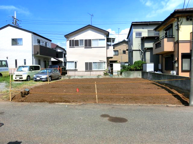 八千代台東４丁目　売地の外観|八千代台東４丁目　整形地　98.33平米　確定測量済　南西側公道面