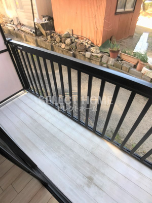 【バルコニー】 | スカイタウン鈴木 | 外からの目が気にならないバルコニーで洗濯物が干せます