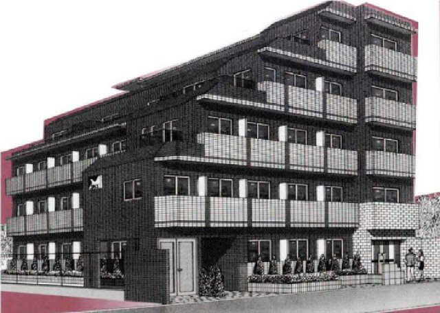 スカイコート蒲田EASTの外観パース