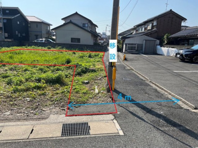 【前面道路含む現地写真】 | 鳥取市行徳 ３丁目土地