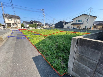 【前面道路含む現地写真】 | 鳥取市行徳 ３丁目土地