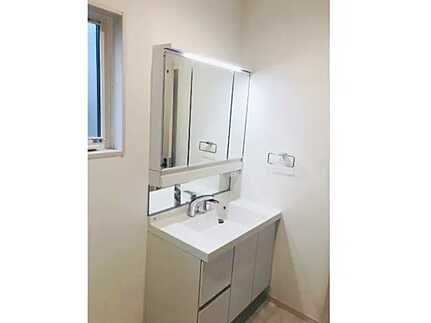 広島市安芸区中野７丁目　新築一戸建て(全2棟)の独立洗面台