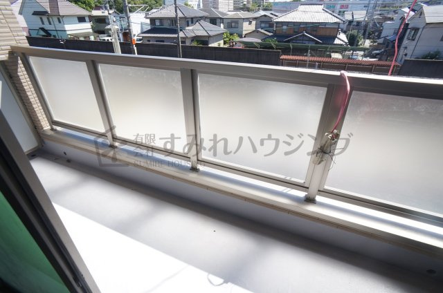エクラ宝塚のバルコニー