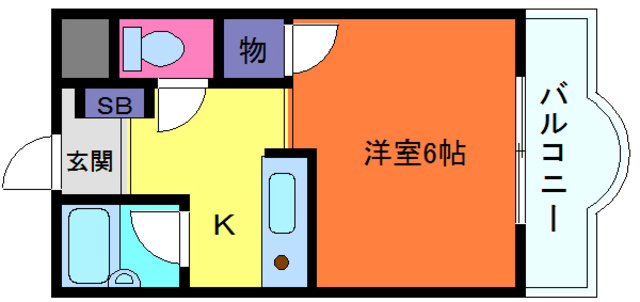 カサイマンションの間取り