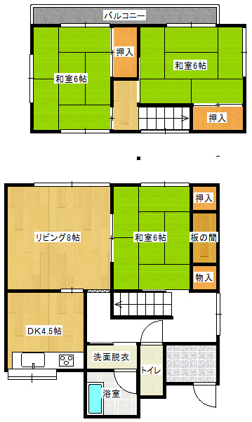 羽根野すえ邸３の間取り