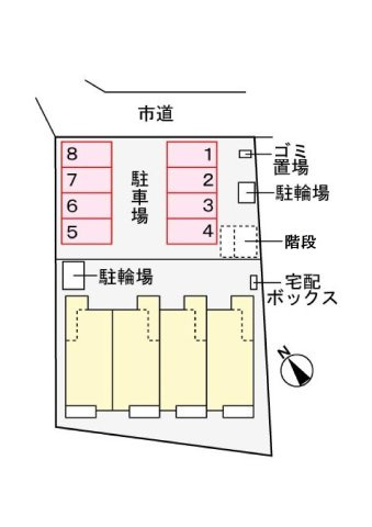 ファームヒルズの区画図