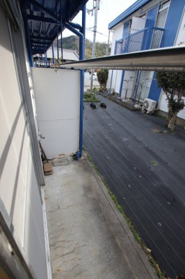 【バルコニー】 | ブルースカイハイツ