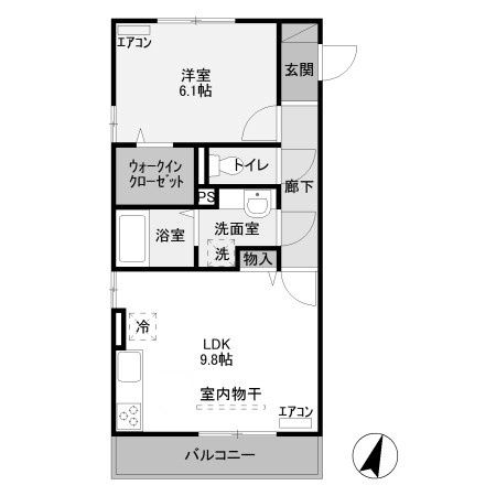 【間取り】 | スクエアC