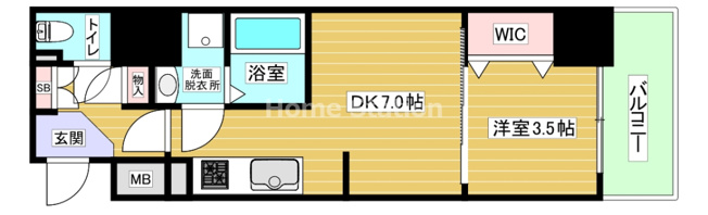 【間取り】 | エスリードレジデンス大阪福島サウスフラッツ