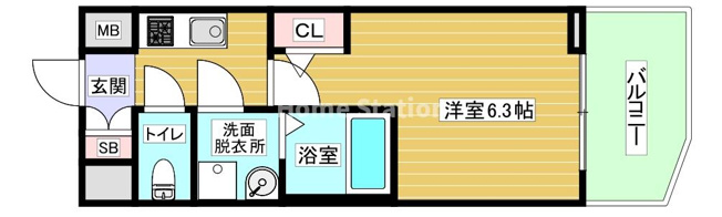 【間取り】 | エスリードレジデンス大阪福島サウスフラッツ