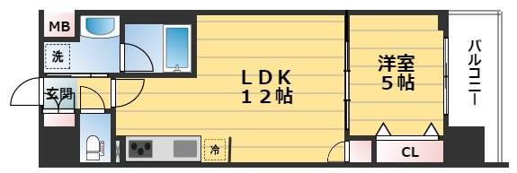 ベラジオ雅び京都三条通の間取り