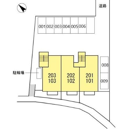 ヒルクレストSの区画図