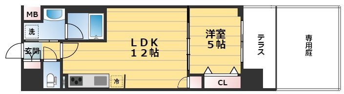 ベラジオ雅び京都三条通の間取り