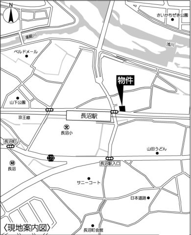『八王子市新築戸建て』八王子市長沼町699-2【仲介手数料無料】　１０期の地図|～仲介手数料無料☆八王子ひなた不動産～八王子市長沼町　新築戸建て