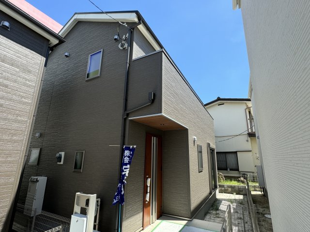 松戸市常盤平６丁目新築戸建【常盤平第一小学校：9分】の外観|2号棟外観・完成済み内覧可能です！