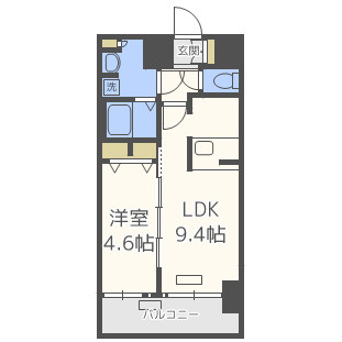 プレサンス立売堀パークシティの間取り