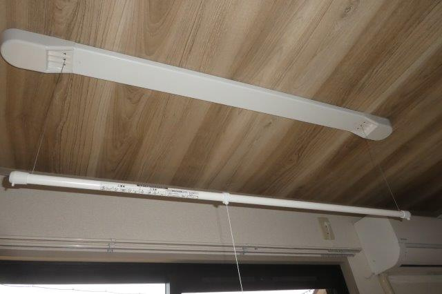倉敷市新田のアパートの設備|室内物干し