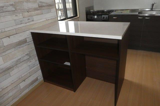 倉敷市新田のアパートのキッチン|カウンター