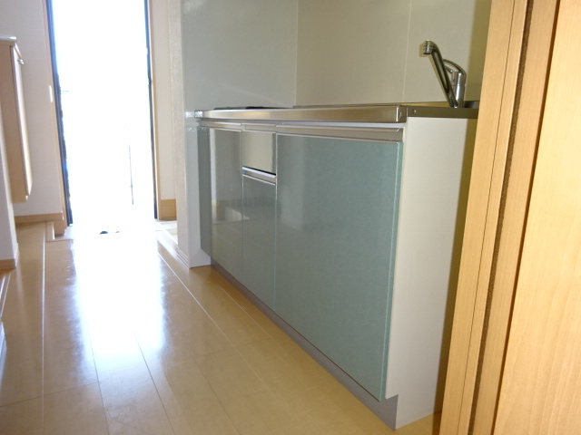 倉敷市福島のアパートのキッチン