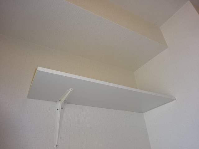 倉敷市福島のアパートの収納|洗濯機上棚