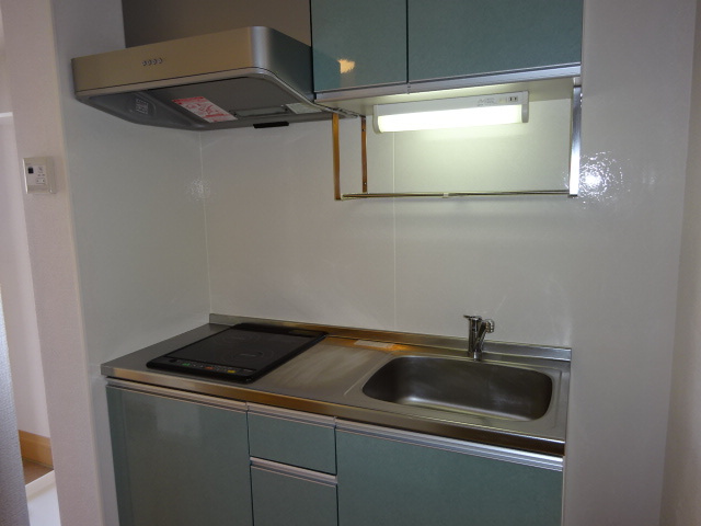 倉敷市福島のアパートのキッチン