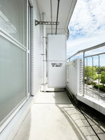 サンハイツ沖浜のバルコニー