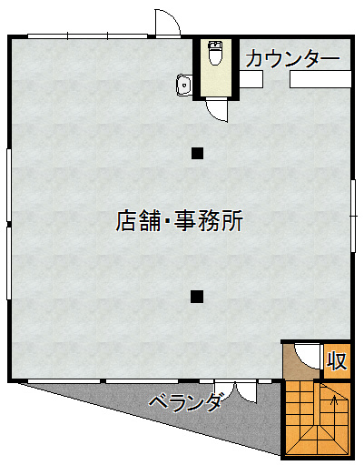 米原　庄司ビルの間取り