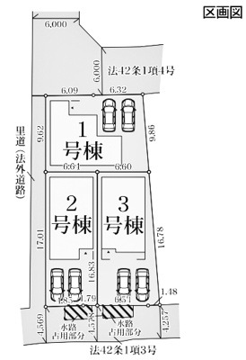 【区画図】 | 千代川町小林3期　新築一戸建
