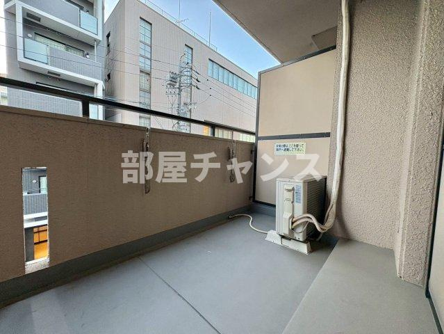 佐藤マンションのバルコニー