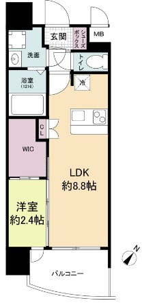 【間取り】 | セレニテ阿波座ミラク