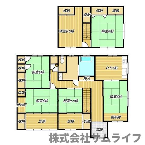 【間取り】 | 立岩中古戸建