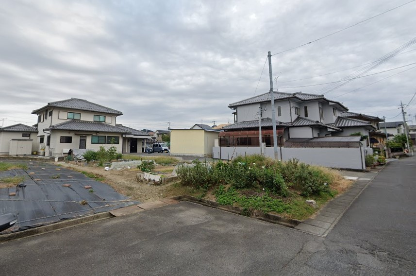 野洲市上屋　売土地の外観