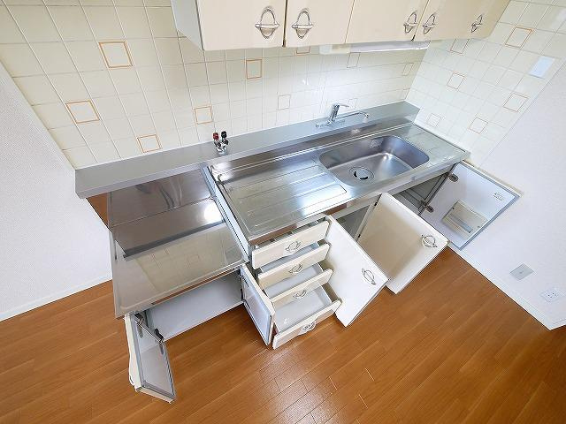 秋篠タウンハイツのキッチン