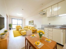 秋篠タウンハイツの居間・リビング|CGで家具等を配置したもので家具等は含まれません