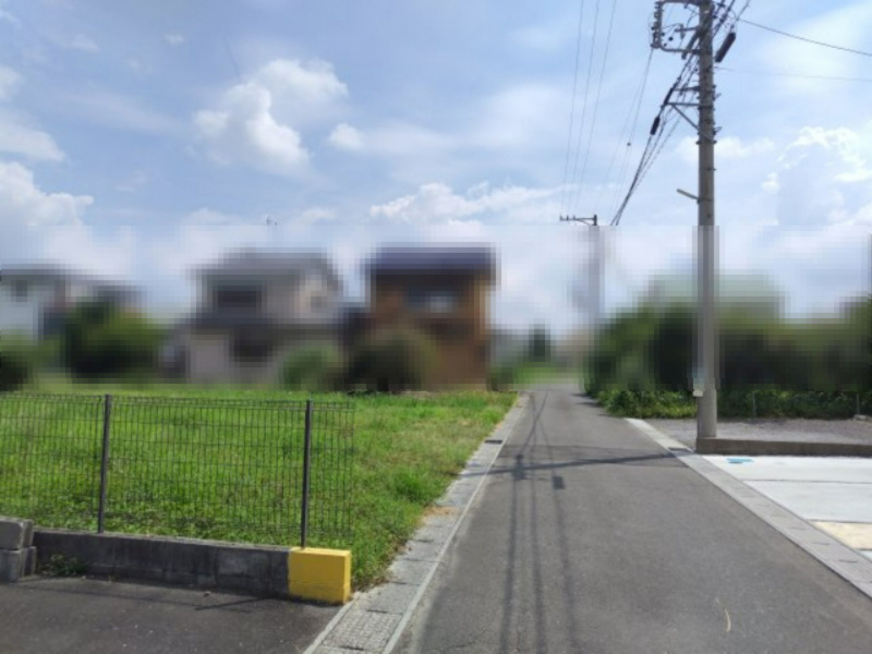 ６３８８３　羽島郡笠松町北及土地の前面道路含む現地写真