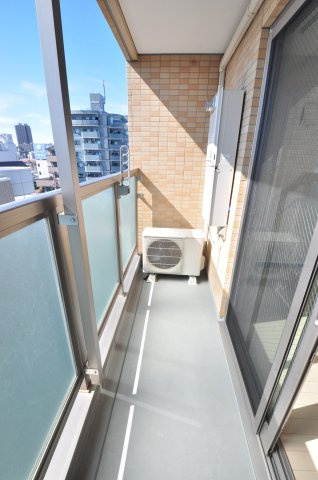 大阪市都島区都島本通４丁目の賃貸マンションのバルコニー