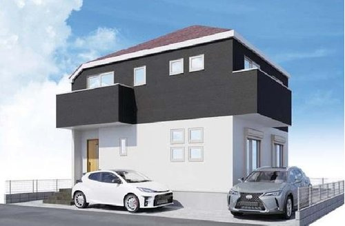 【横浜市瀬谷区阿久和東1-8-19新築戸建て】★仲介手数料無料★（原小学校・原中学校）の外観パース