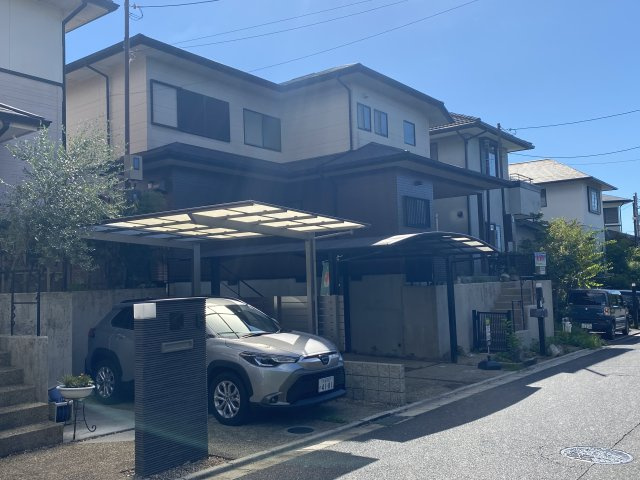 木津川市州見台　中古戸建の外観|外観は落ち着いています