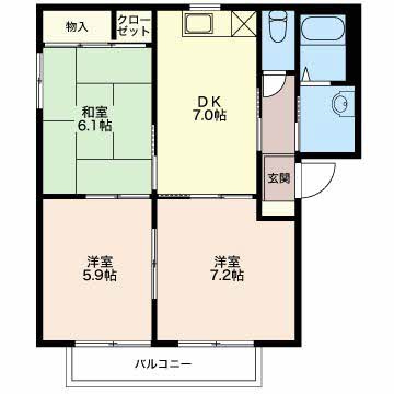 【間取り】 | バリュージュふじみA