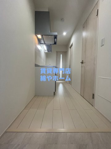 フジパレスあびこ駅東Ⅴ番館の玄関|収納もある玄関です