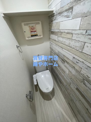 フジパレスあびこ駅東Ⅴ番館のトイレ|落ち着いた色調のトイレです