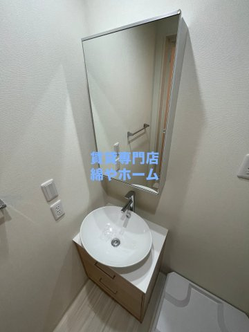 フジパレスあびこ駅東Ⅴ番館の独立洗面台|使いやすい独立洗面台です