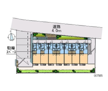 グリーンヒルズ上水本町のエントランス