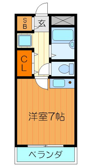 【間取り】 | メルベーユ | 反転タイプあり
