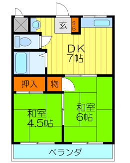 【間取り】 | シャトー上野口