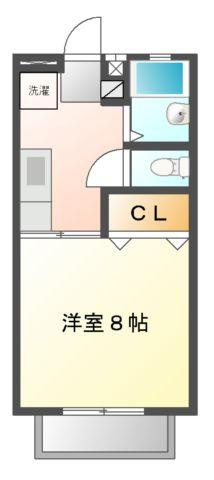 コスモス・インハイツ　Ａの間取り