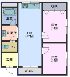 【間取り】 | 豊高前マンション